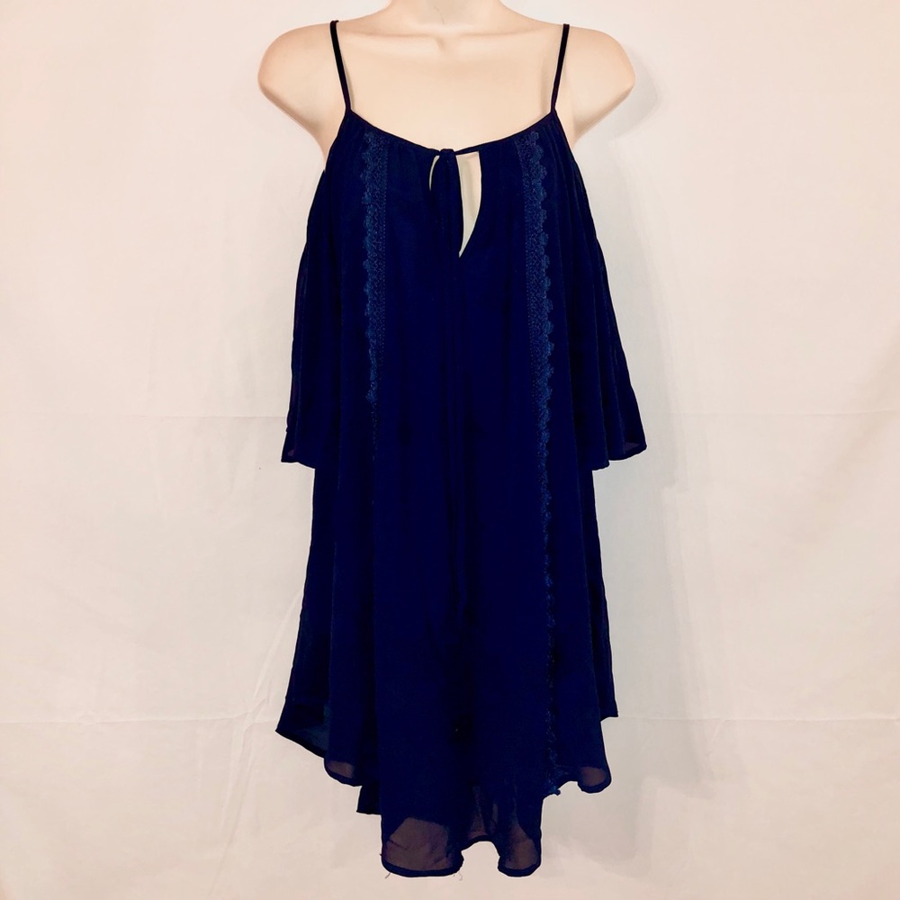 Altar’d State Royal blue cold shoulder dress